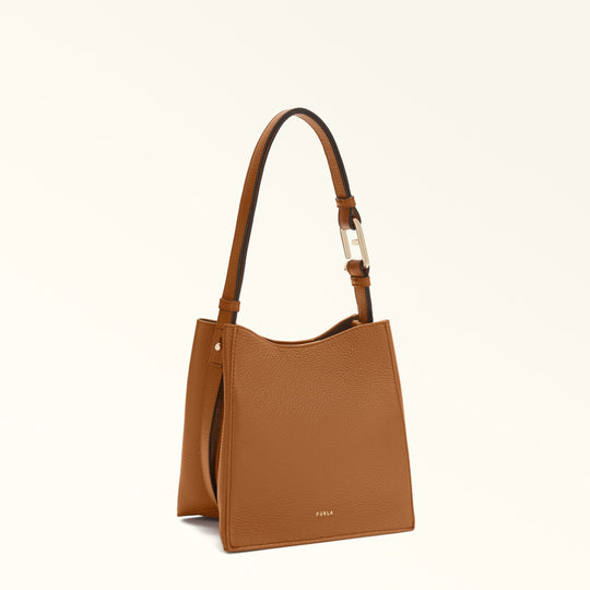 Furla Nuvola Brandy Bucket Bag- Mini