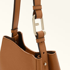 Furla Nuvola Mini Bucket Bag- Brandy