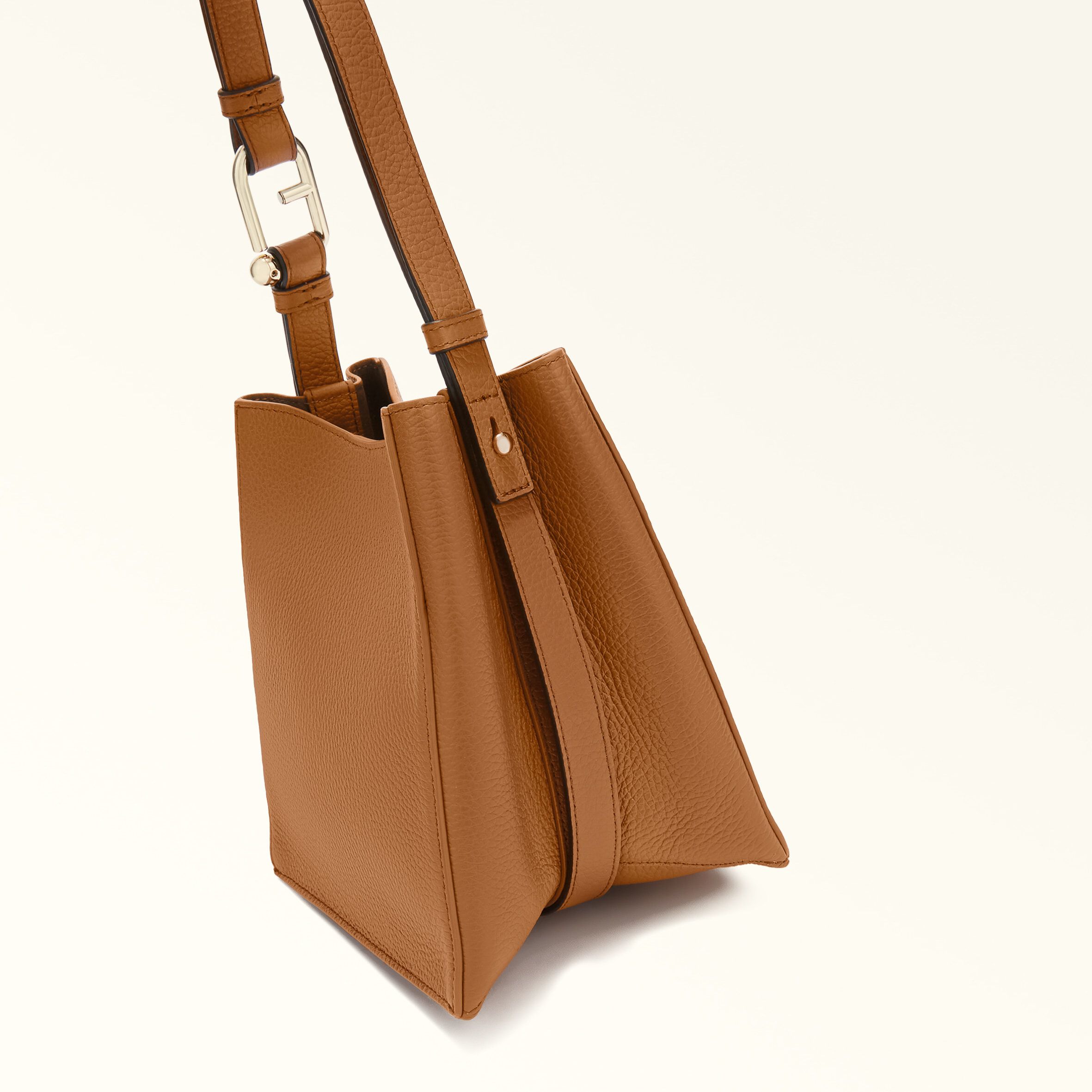 Furla Nuvola Mini Bucket Bag- Brandy