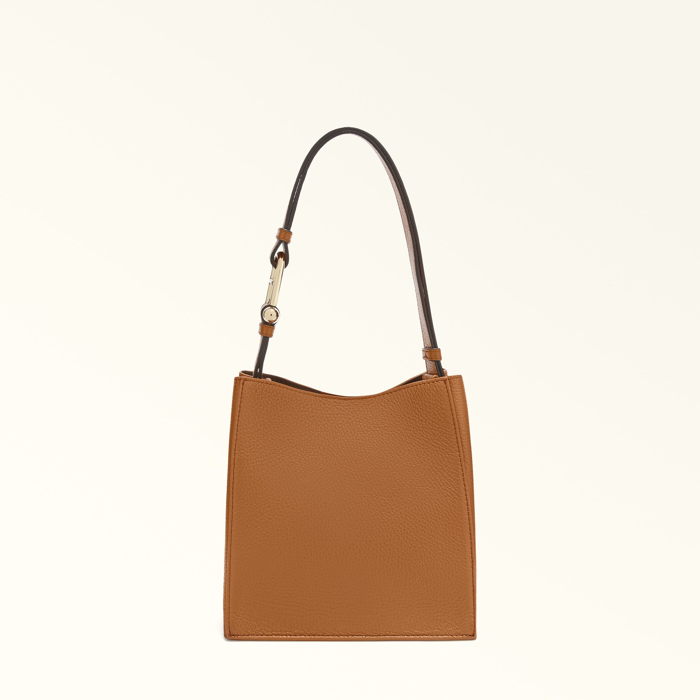 Furla Nuvola Mini Bucket Bag- Brandy