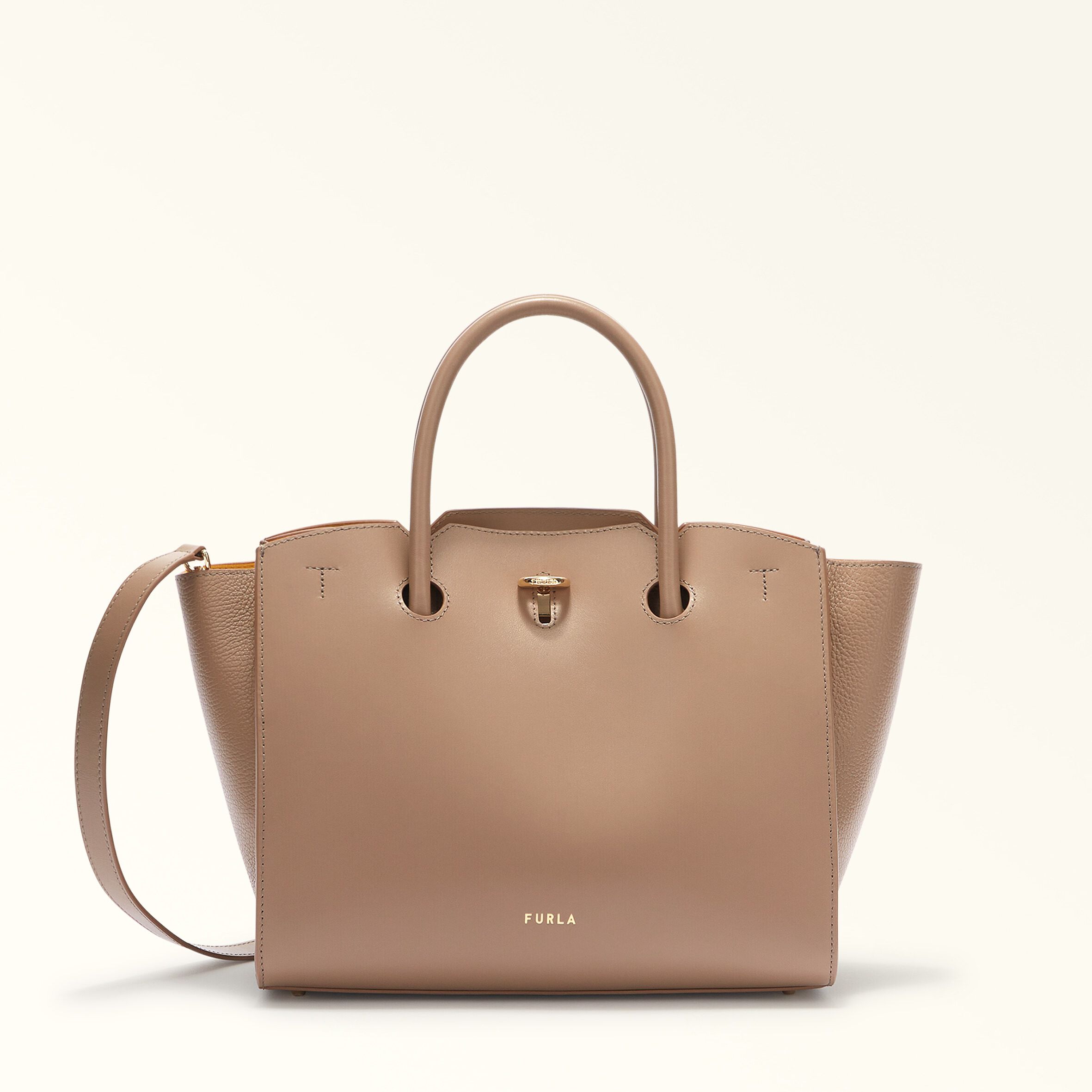 Furla Genesi Large Tote Bag - Greige