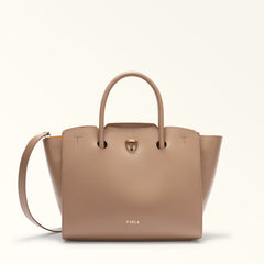 Furla Genesi Large Tote Bag - Greige