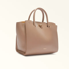 Furla Genesi Large Tote Bag - Greige