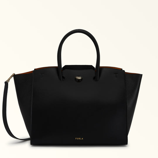 Furla Genesi Nero O6 Tote Bag - Large