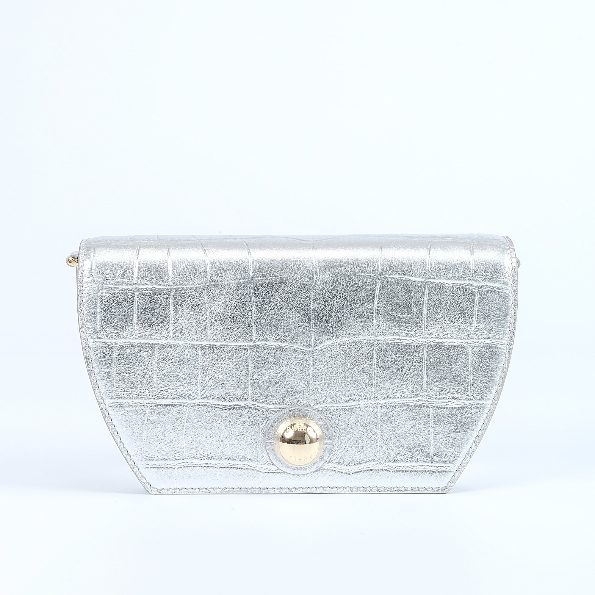 Furla Sfera Mini Crossbody - Silver