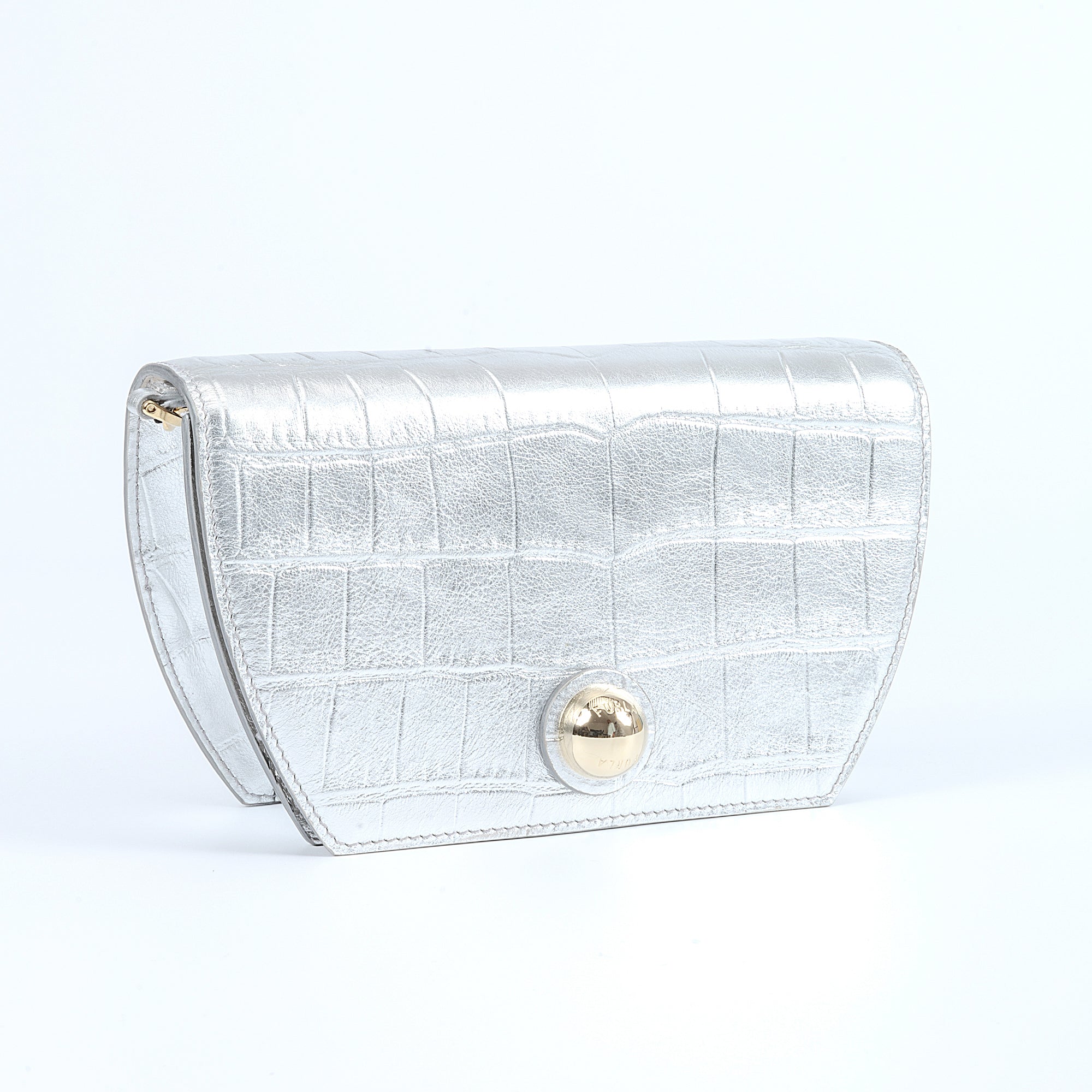 Furla Sfera Mini Crossbody - Silver