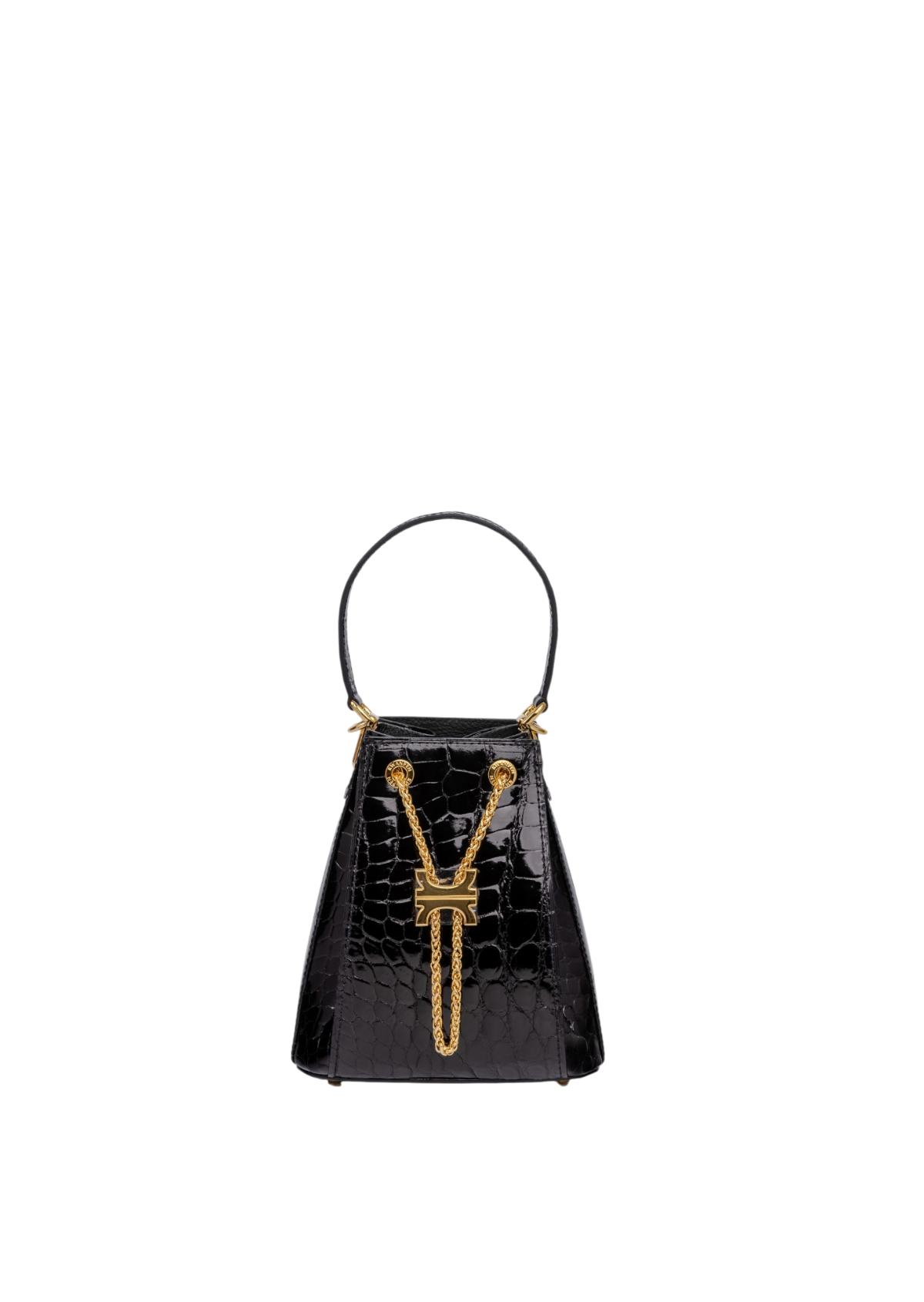 Crest Link Origami Bucket Bag