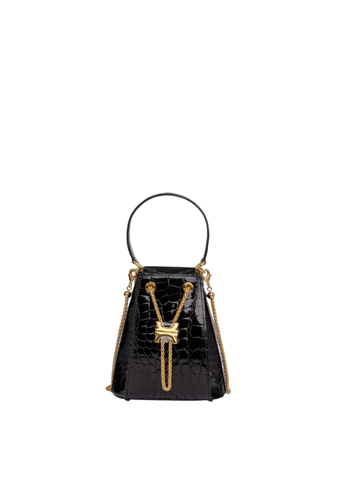 Crest Link Origami Bucket Bag