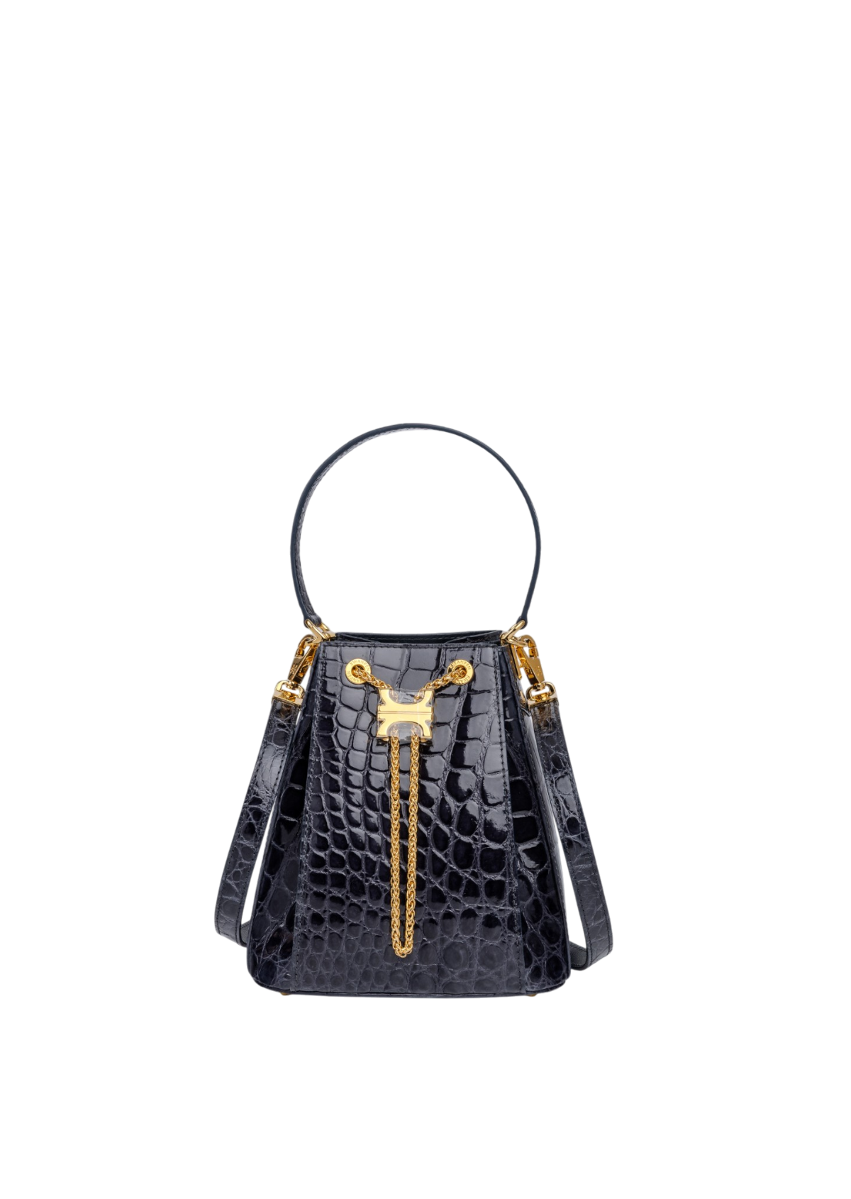 Crest Link Origami Bucket Bag