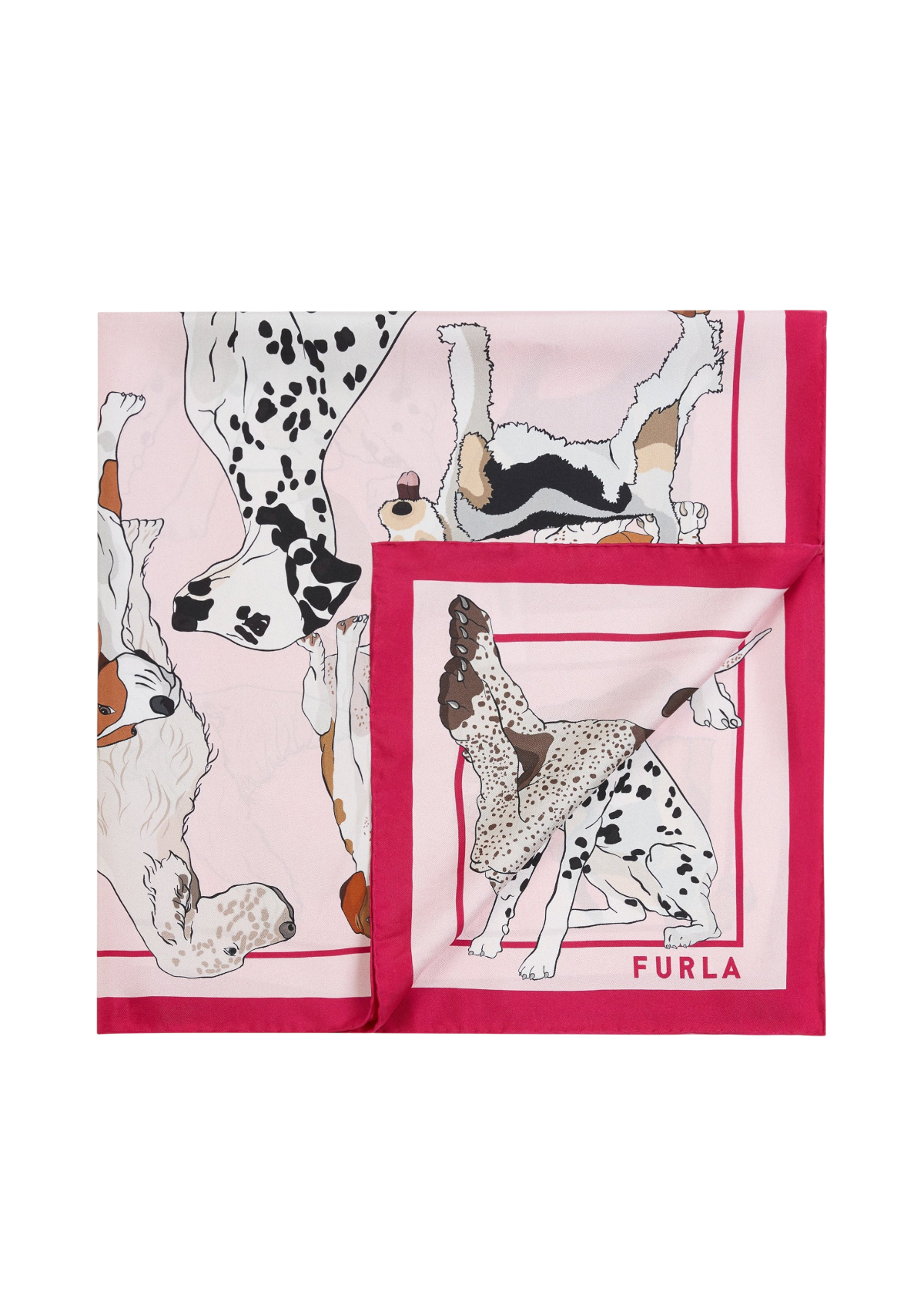 Furla Tortona Carre' 90x90 Scarf WT00021 Bon Bon 90x90 WT00021BX0562BON004401