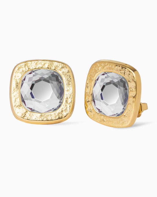 Les Interchangeables Hammered Gm University Earrings