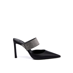 Sergio Rossi SR Paris 95mm Black Mules