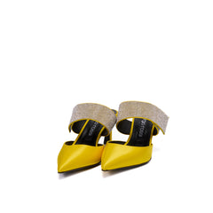 Sergio Rossi SR Paris Yellow 60mm Mules