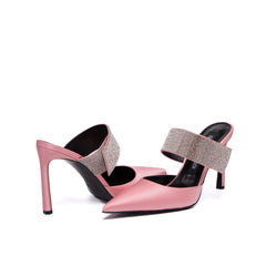 Sergio Rossi SR Paris 95mm Pink Mules