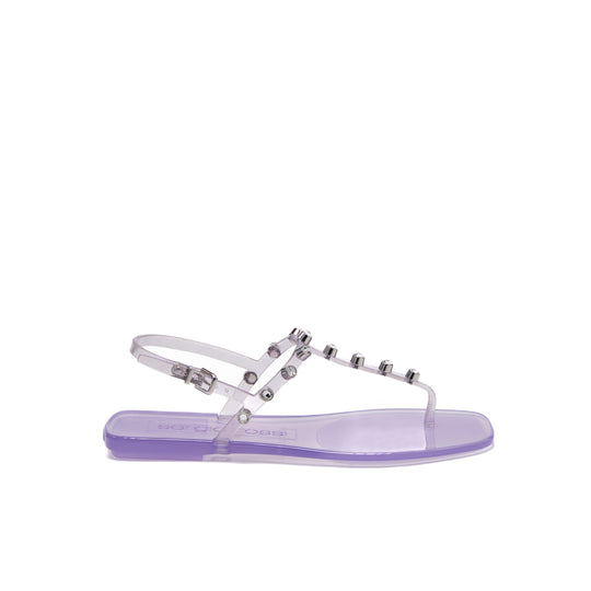 Sergio Rossi SR Jelly 15mm Purple Sandals