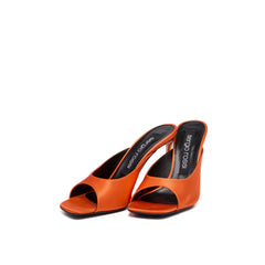 Sergio Rossi SR Liya 95mm Orange Sandals