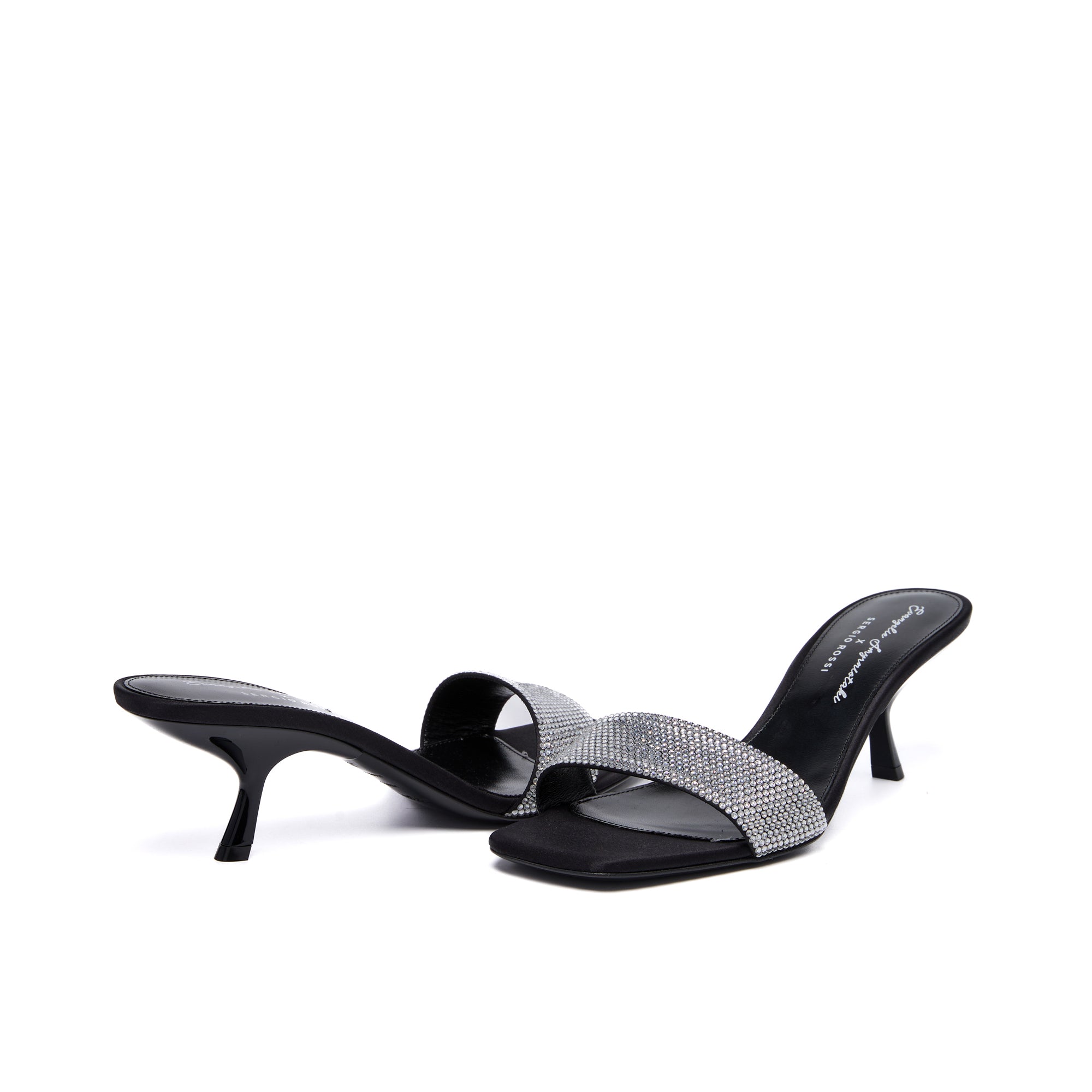 Sergio Rossi Evangelie 60mm Black Sandals