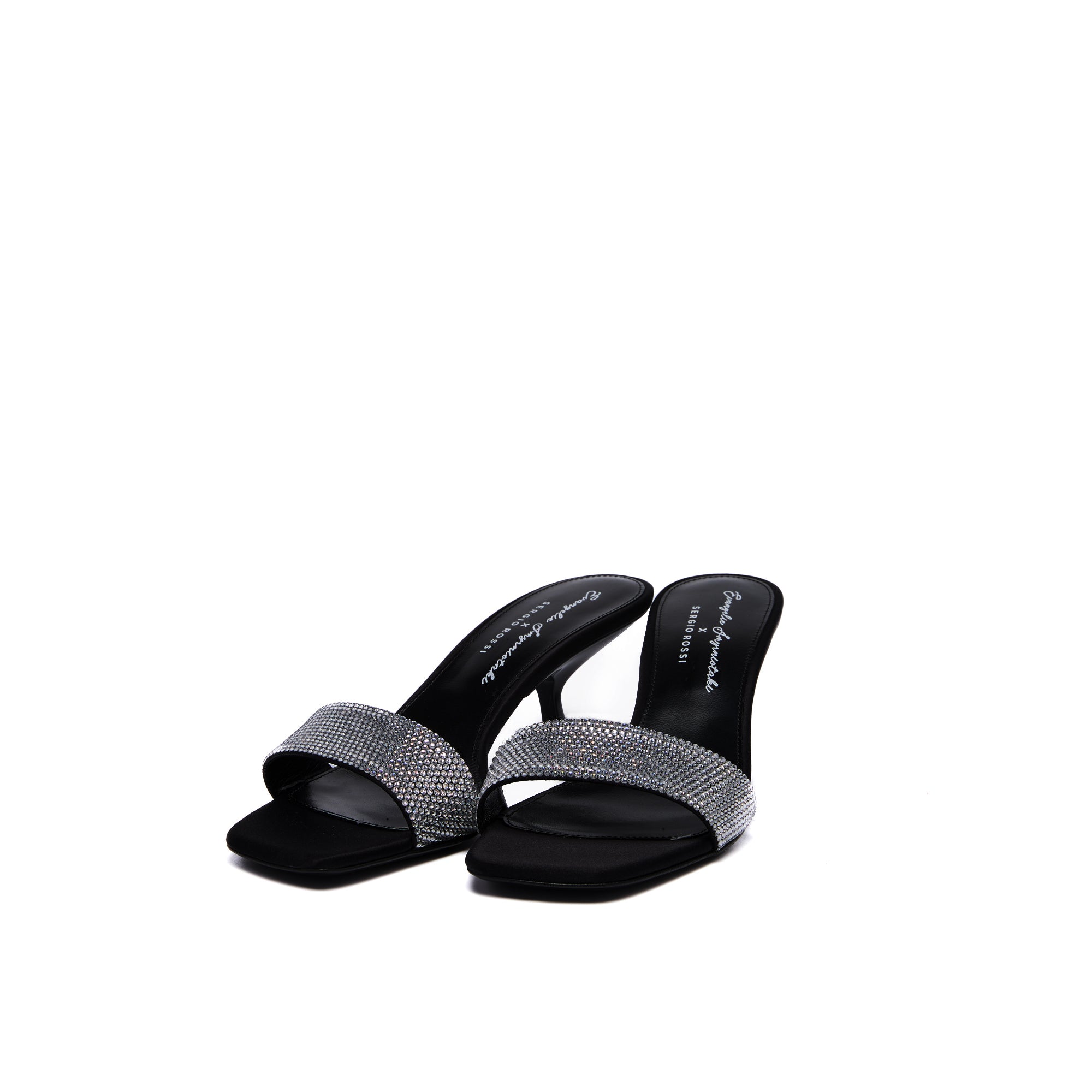 Sergio Rossi Evangelie 60mm Black Sandals