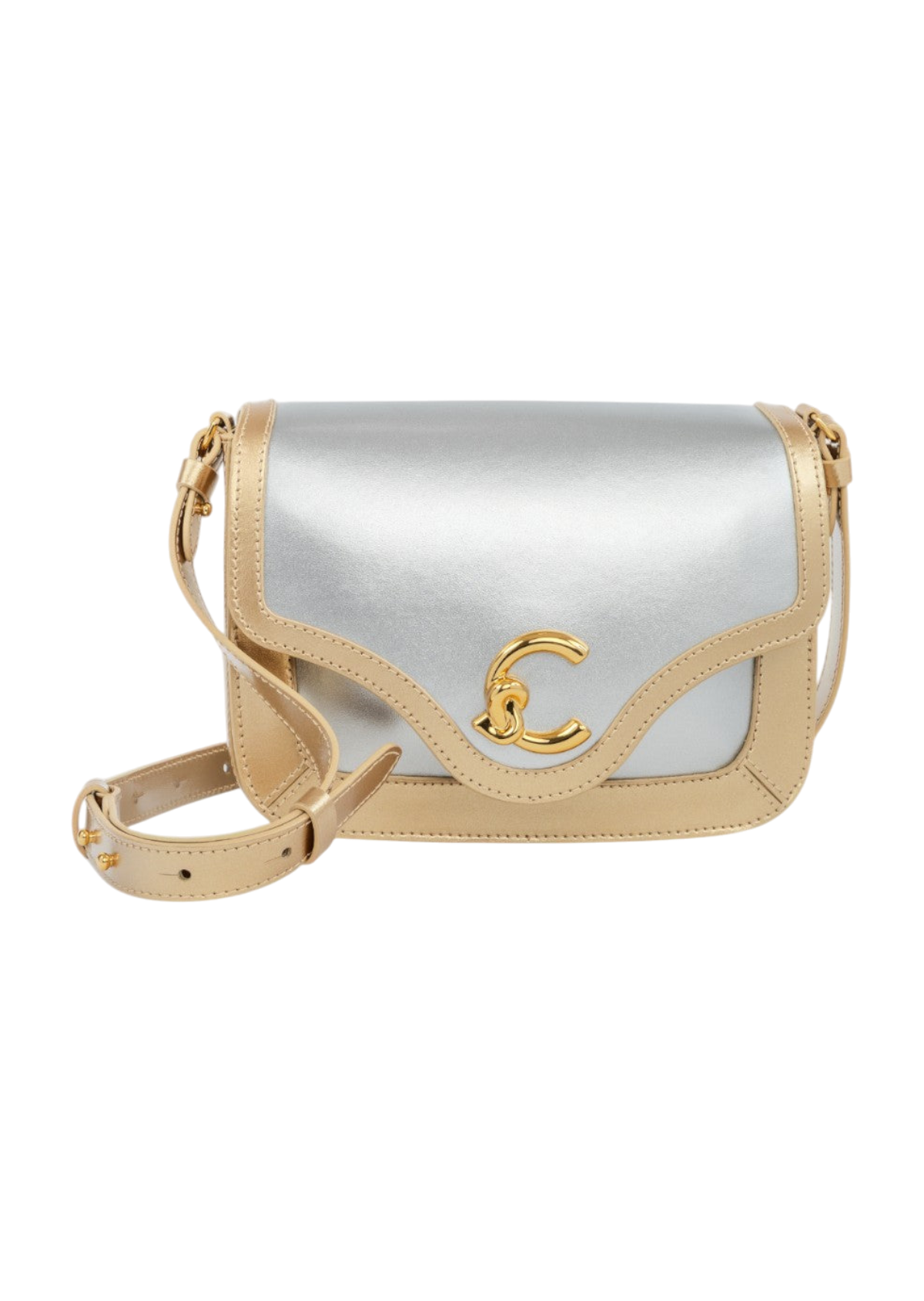 C-Me Bi Color Top Handle Bag