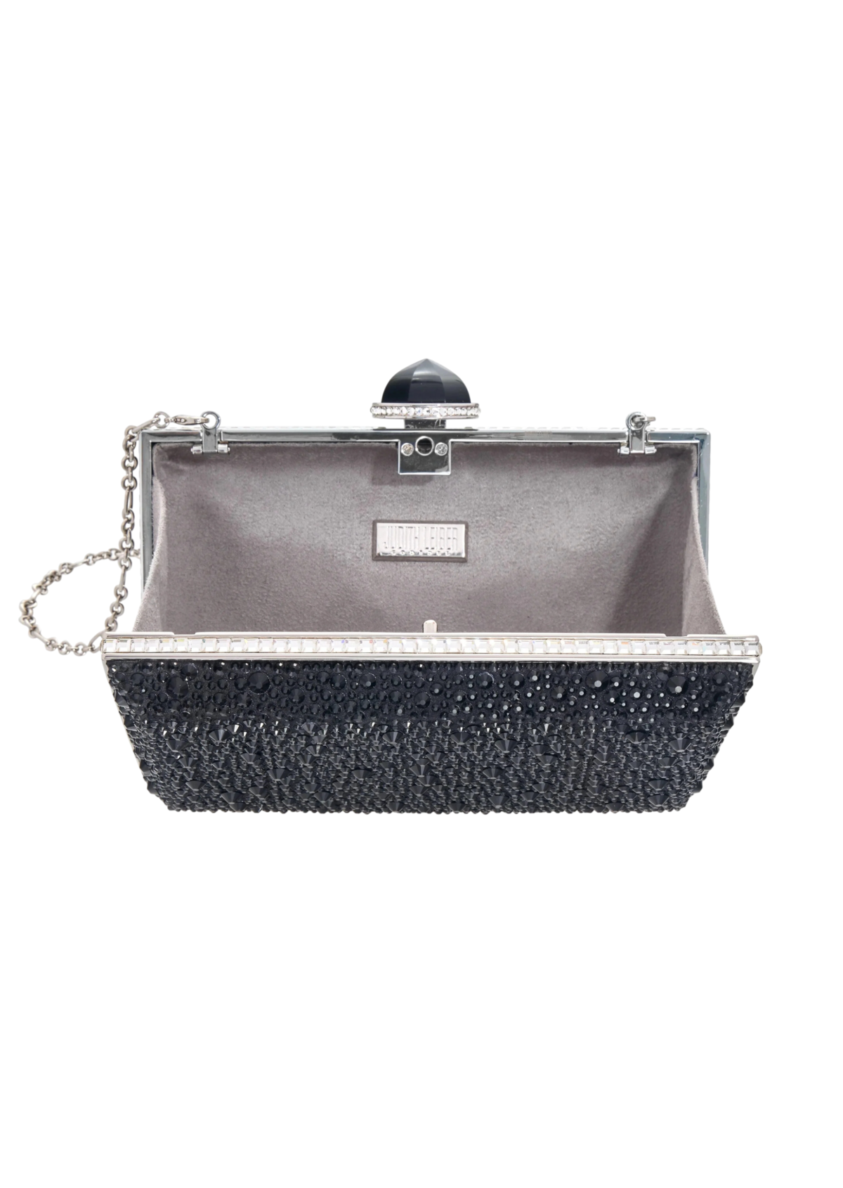 Skylar Crystal Caviar Black - JudithLeiberGCC