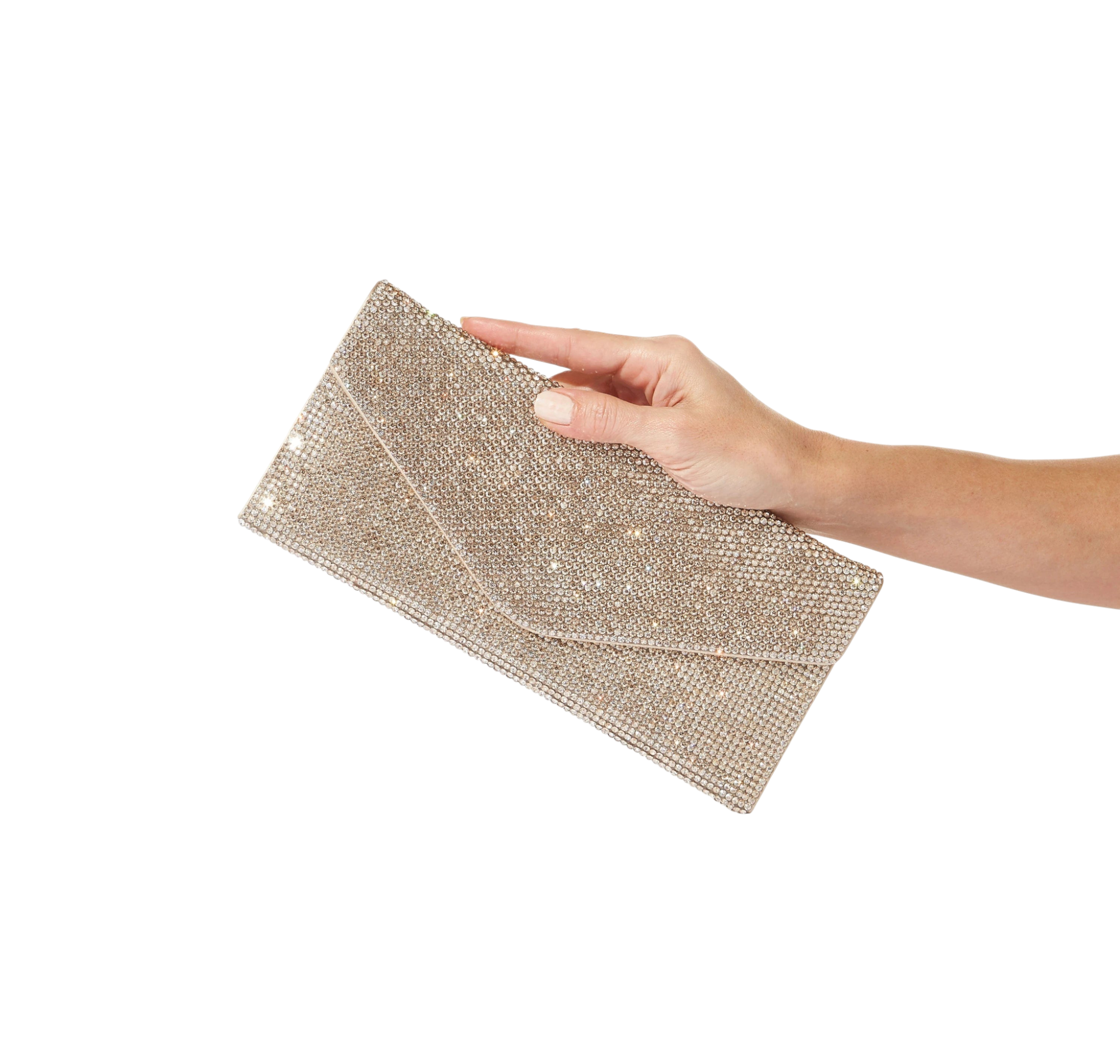 Crystal Envelope Champagne - JudithLeiberGCC