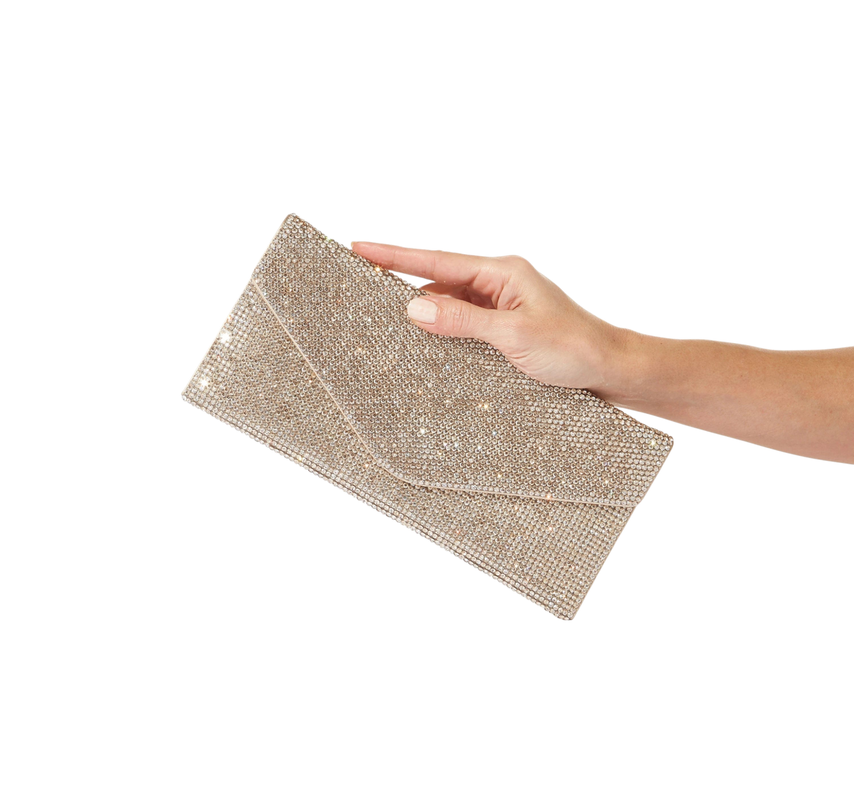 Crystal Envelope Champagne - JudithLeiberGCC
