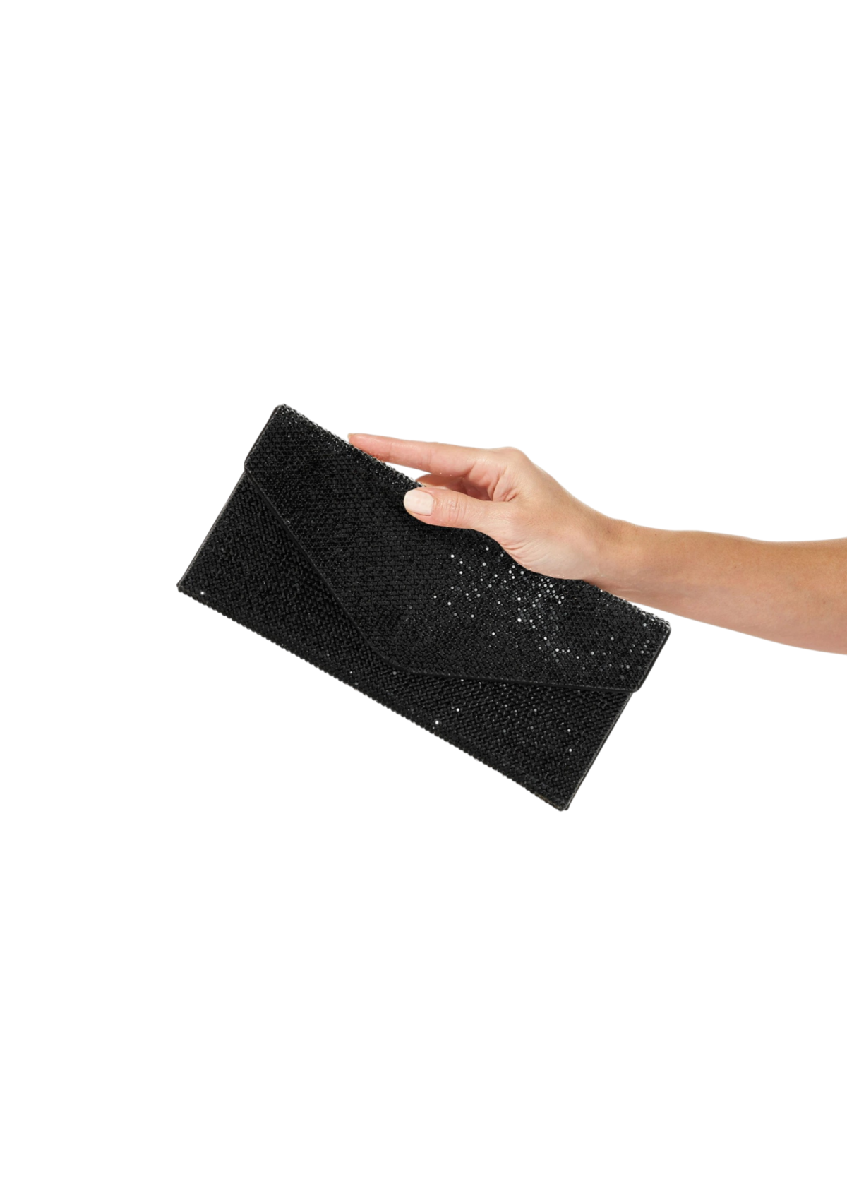 Crystal Envelope Black
