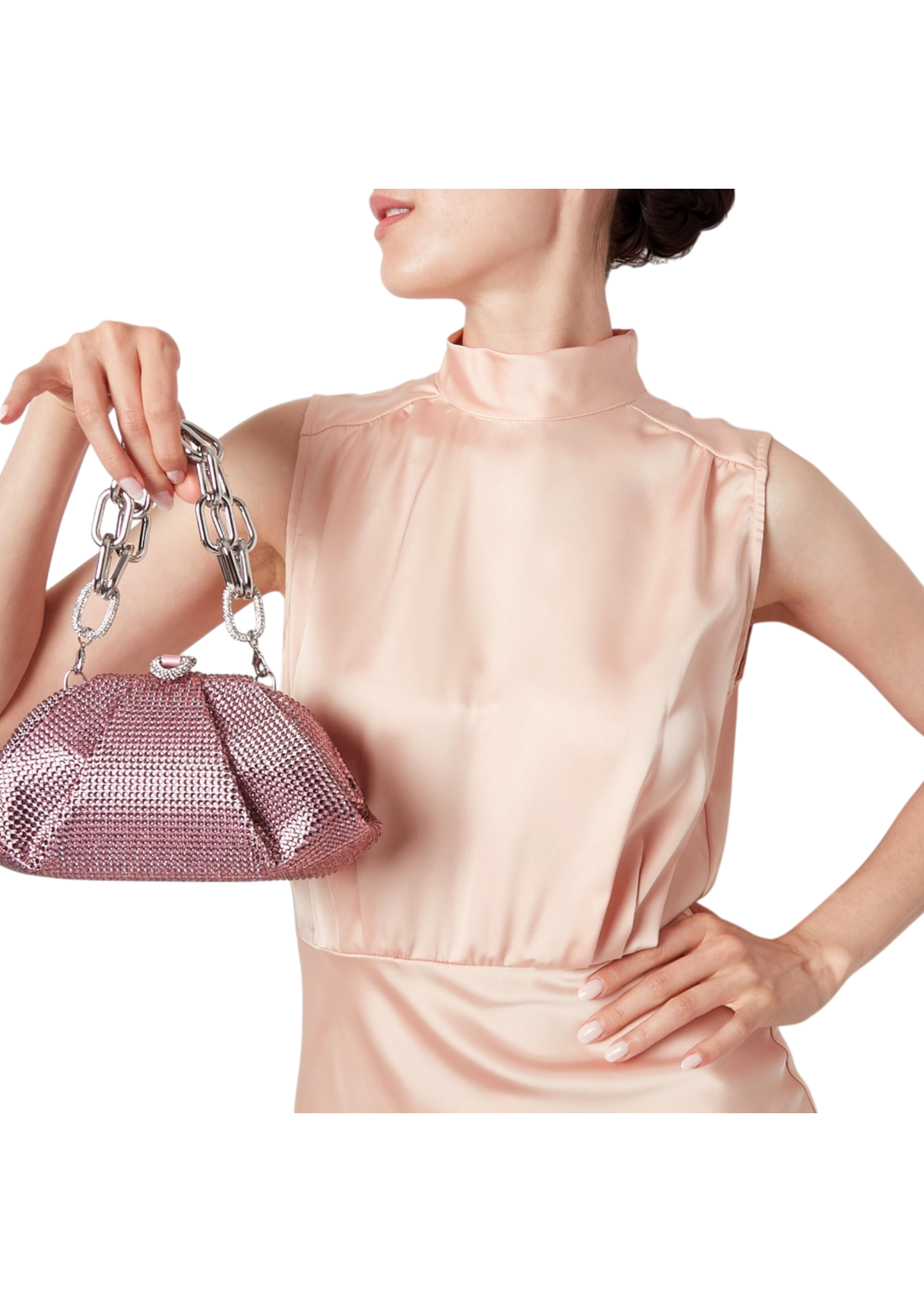 Judith Leiber Gemma Crystal Light Amethyst