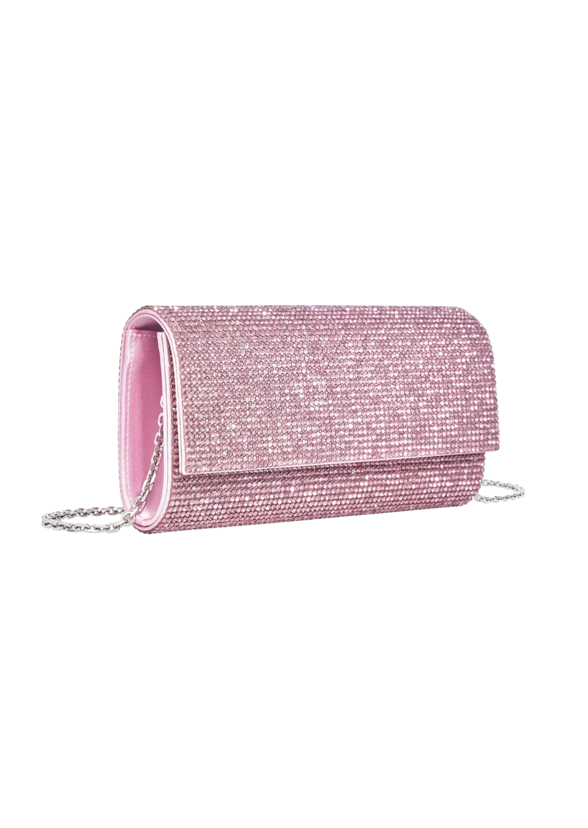 Perry Crystal Light Amethyst Purse - JudithLeiberGCC