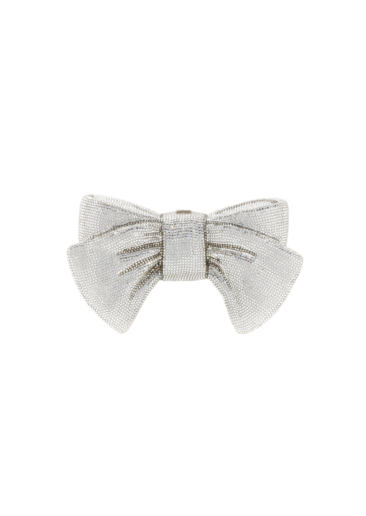 Just For You Bow Silver Designer Handbag