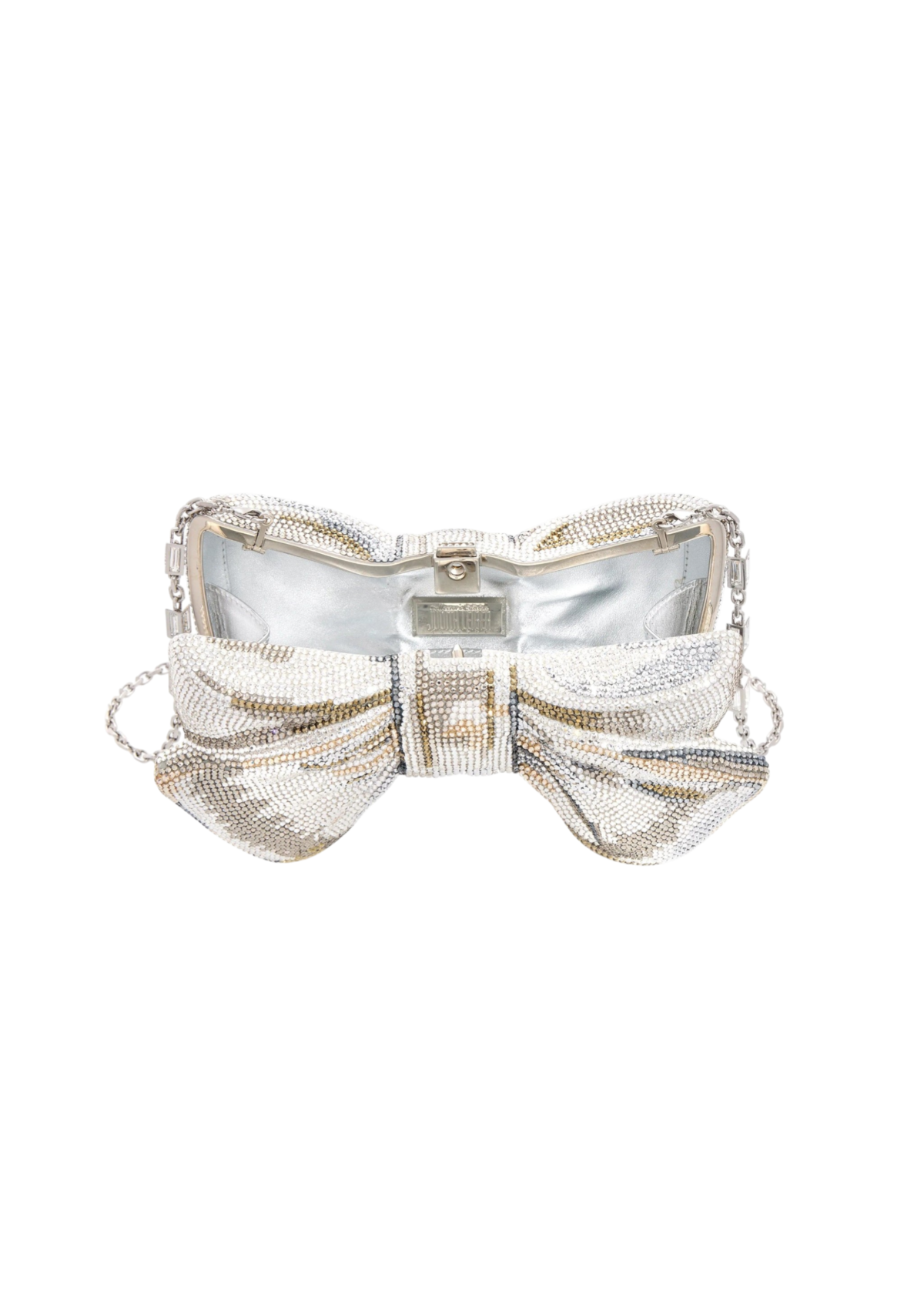 Just For You Bow Ombre Silver Crystal