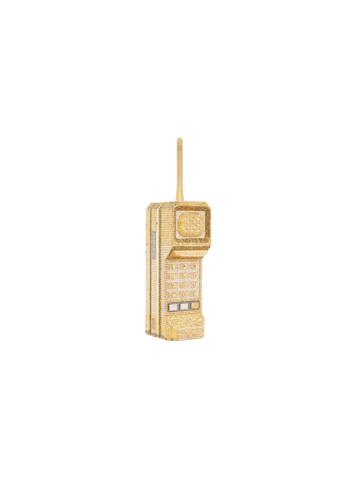 Brick Phone Call Me - Designer Judith Leiber Phone-Shaped Handbag Clutch - JudithLeiberGCC