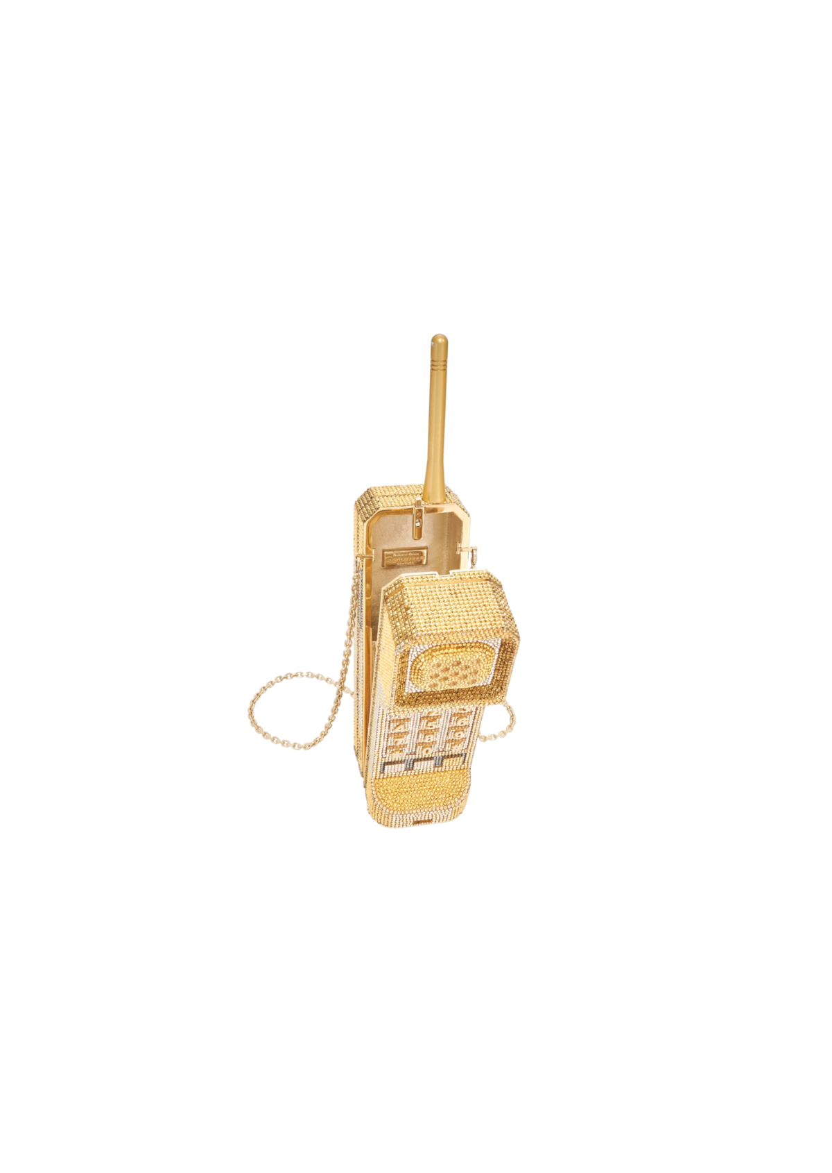Brick Phone Call Me - Designer Judith Leiber Phone-Shaped Handbag Clutch - JudithLeiberGCC