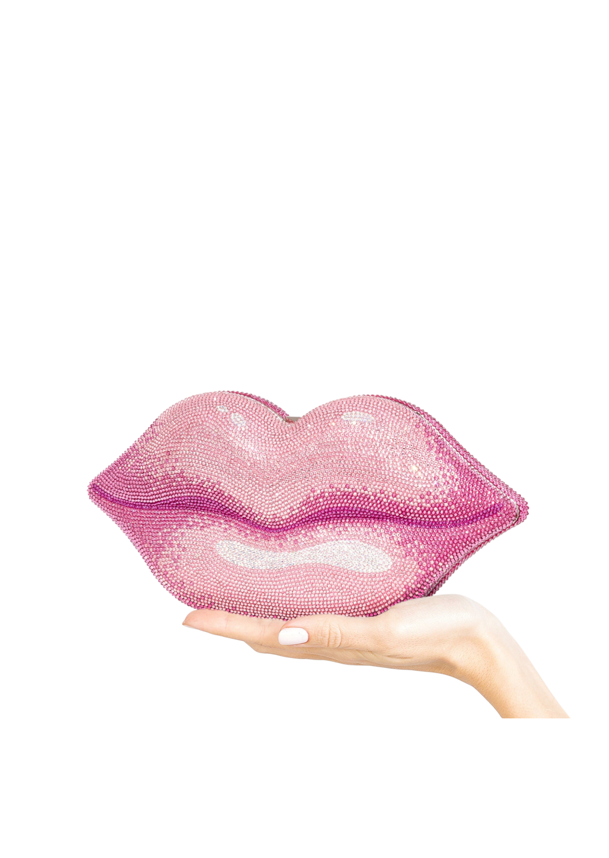 Hot Lips Pink Designer Purse - JudithLeiberGCC
