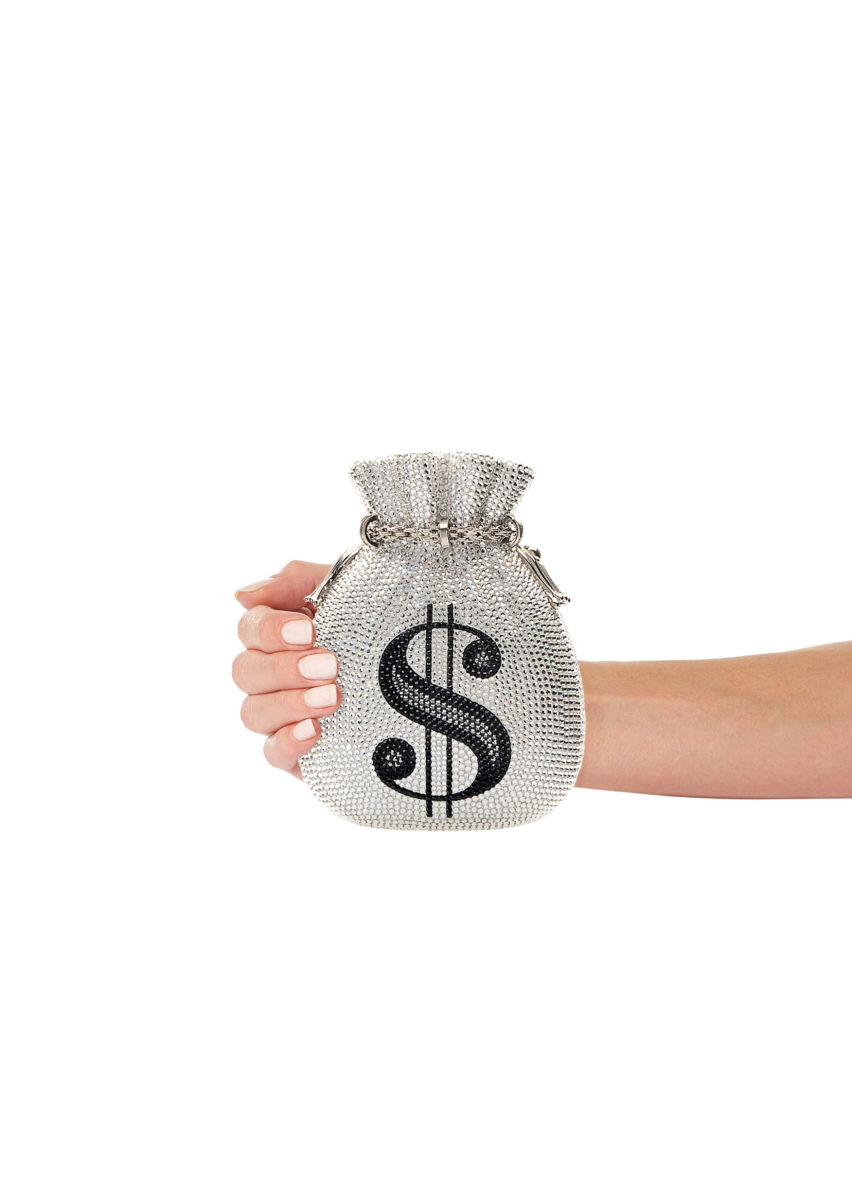 Money Bags Pouch Silver