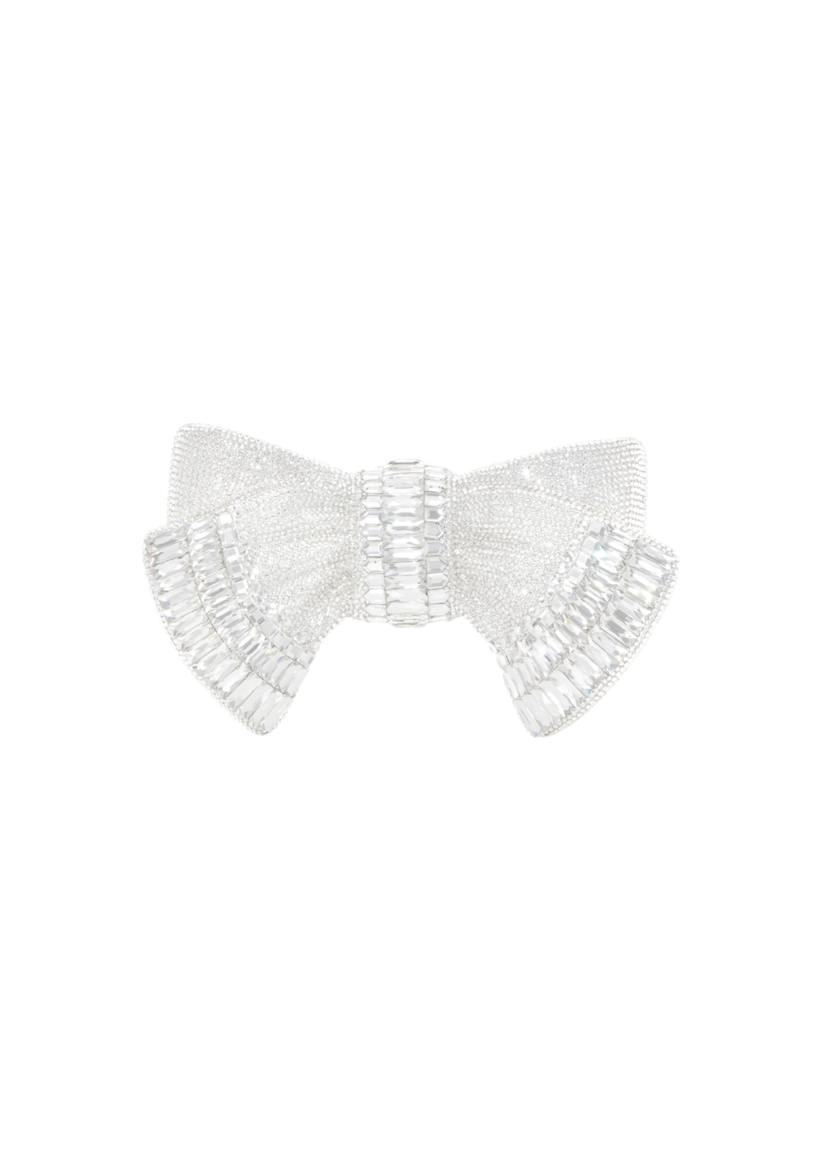 Bow Deco Gems Silver