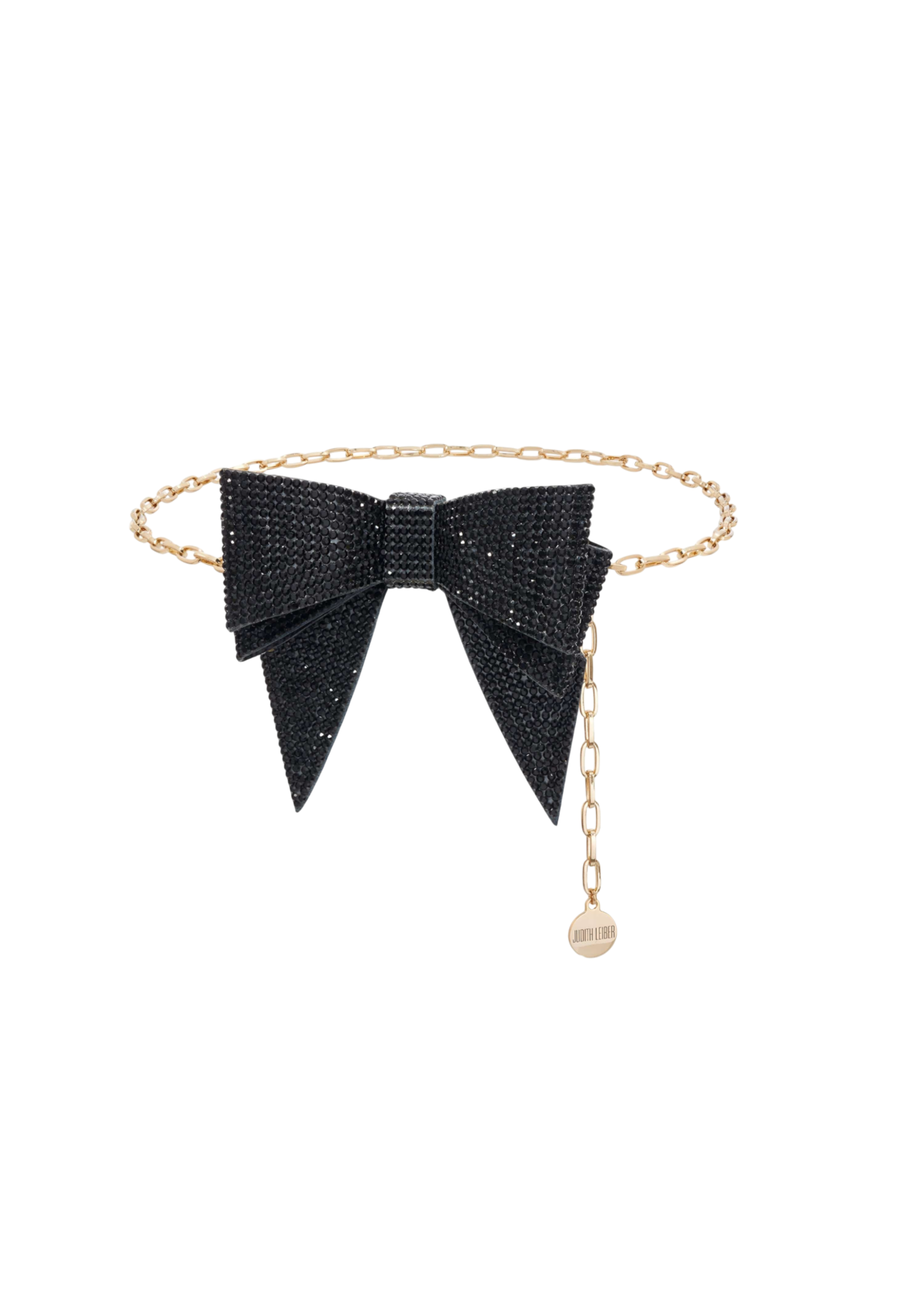 Soft Bow Belt Black - JudithLeiberGCC