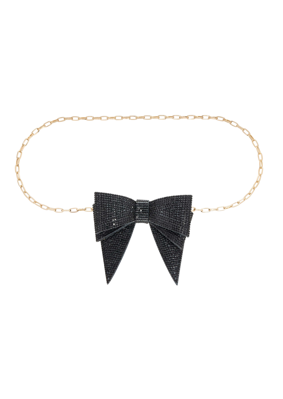 Soft Bow Belt Black - JudithLeiberGCC