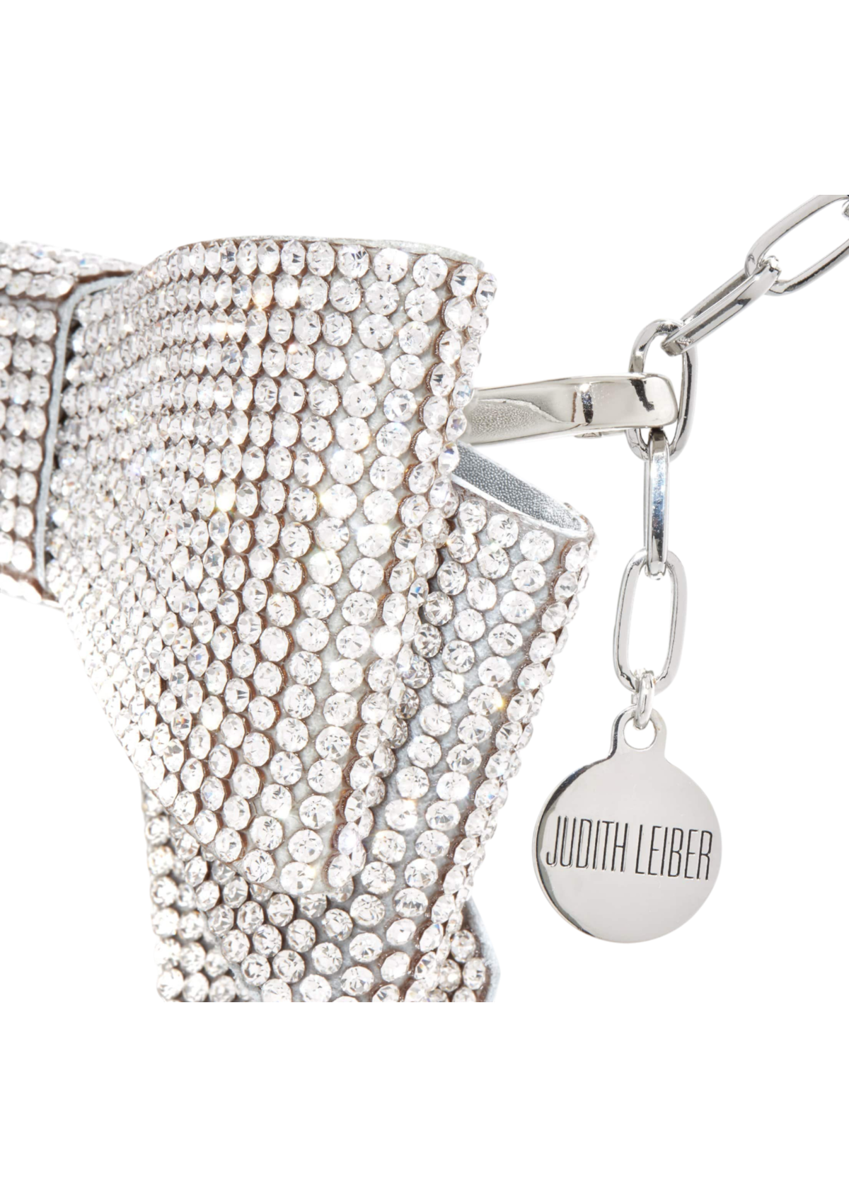 Soft Bow Belt Silver - JudithLeiberGCC