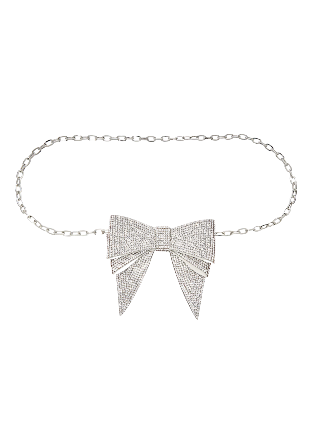 Soft Bow Belt Silver - JudithLeiberGCC