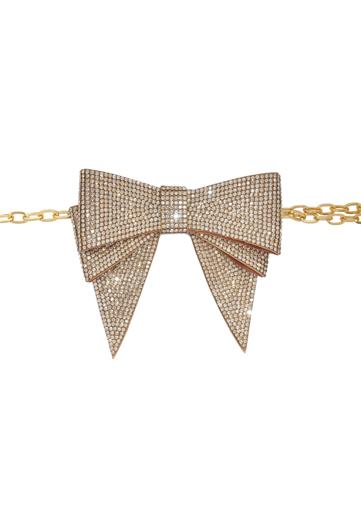 Soft Bow Belt Champagne