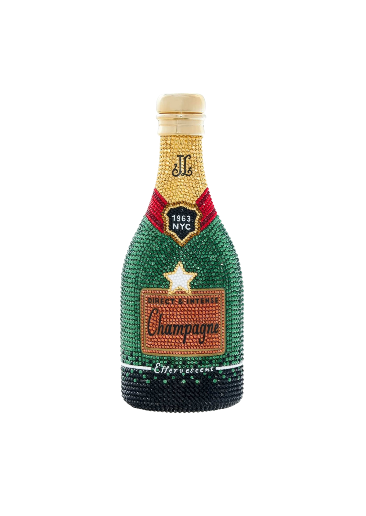 Champagne Bottle-Shaped Purse