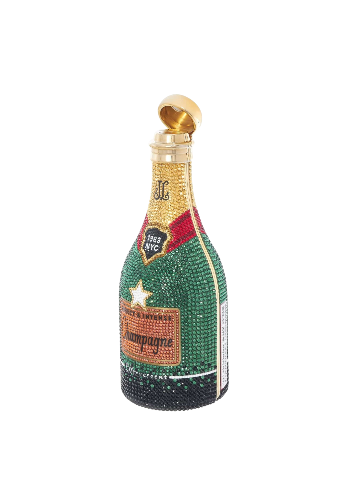 Champagne Bottle-Shaped Purse