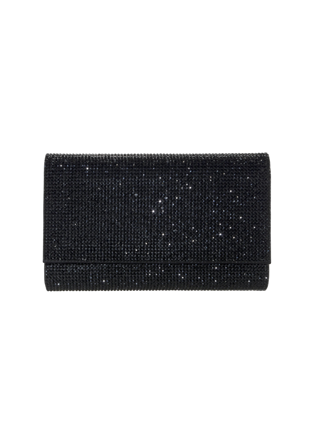 Fizzoni Black Envelope Clutch Bag - JudithLeiberGCC