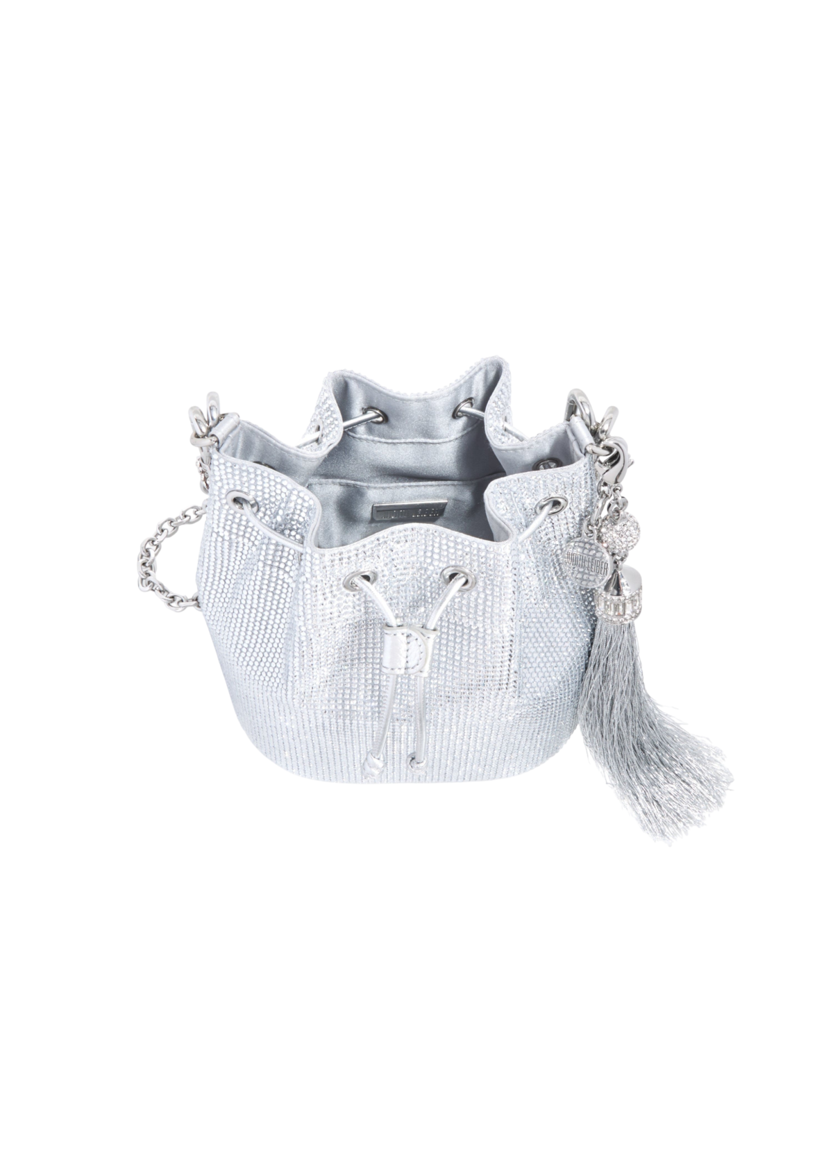 Piper Bucket Silver Drawstring Bag – InstaRunway.com