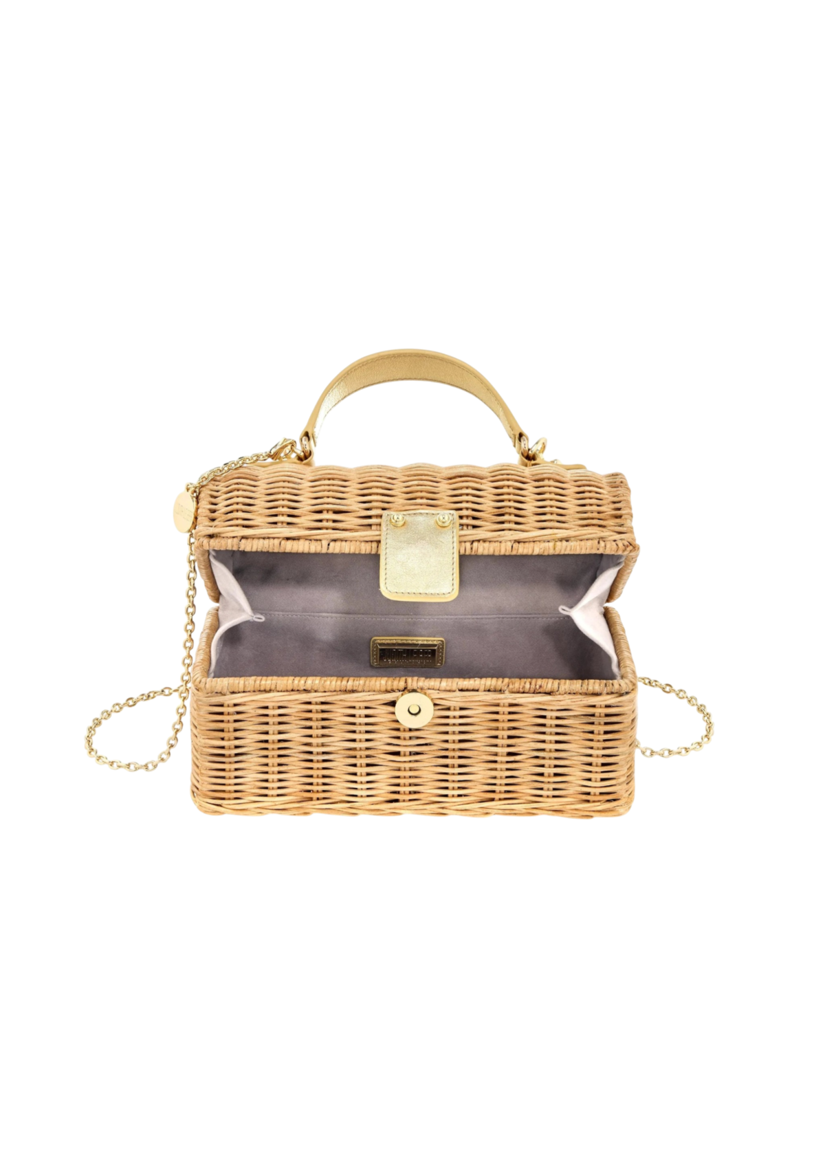Isla Wicker Basket Champagne