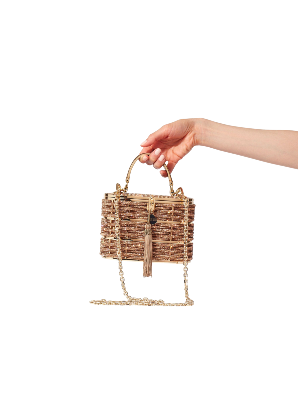 Isla Wicker Basket Champagne
