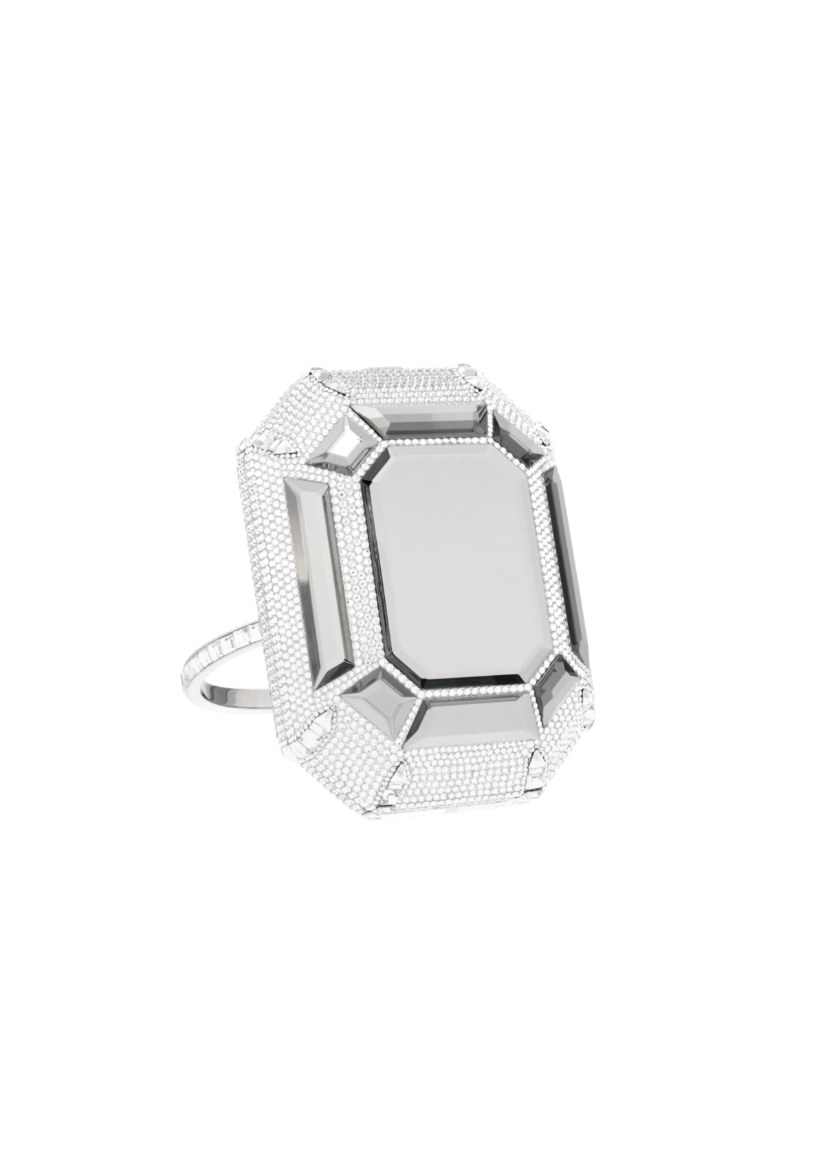 Ring Emerald Cut Silver