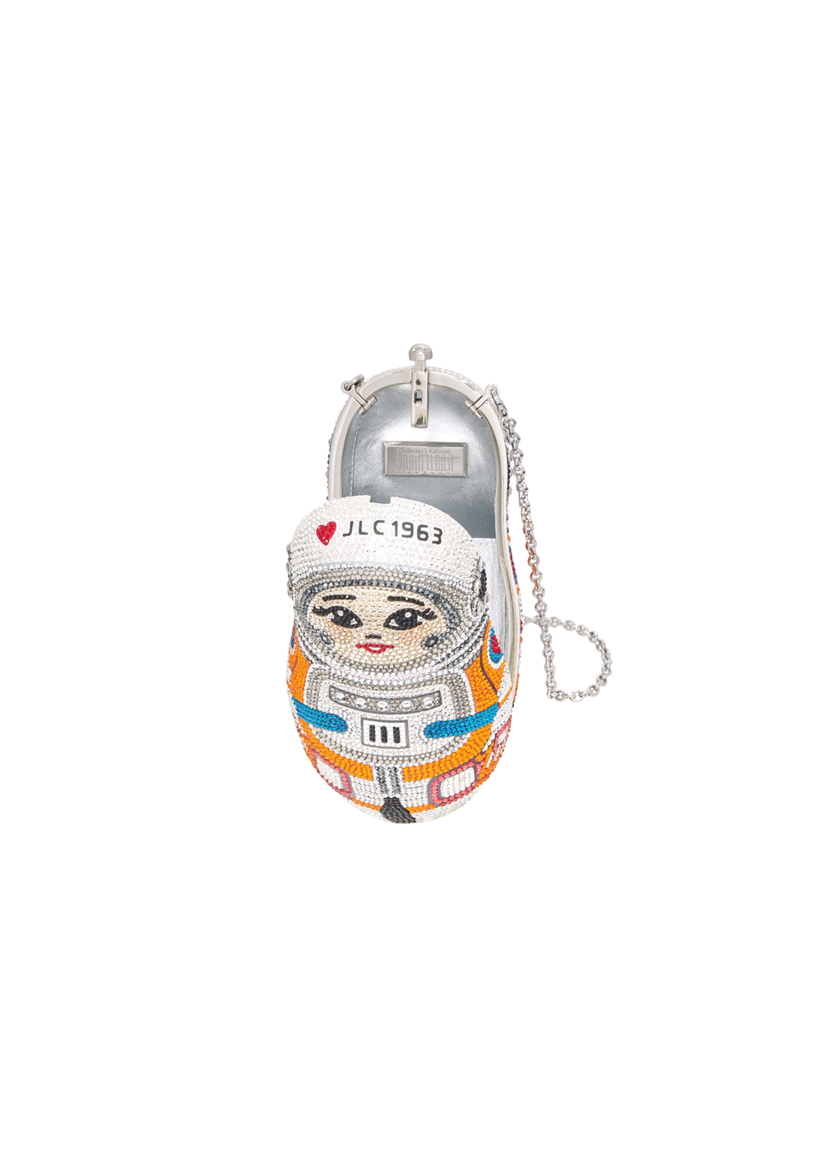 Astronaut Crystal Clutch Bag - JudithLeiberGCC