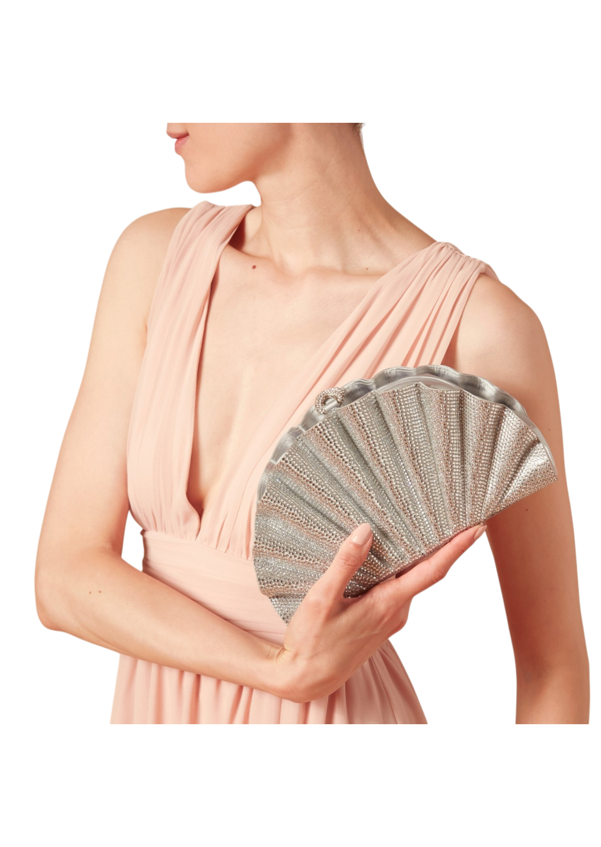 Origami Fan Silver